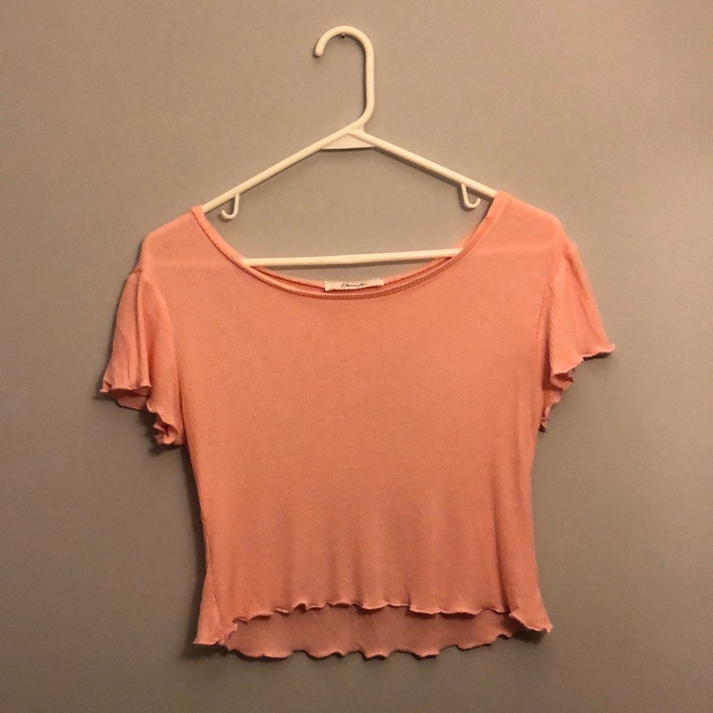 Vintage pink crop top
